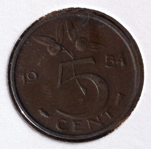 5 Cent 1954, UNC