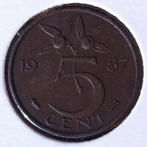 5 Cent 1957, UNC
