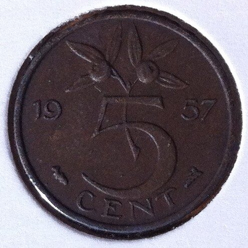 5 Cent 1957, UNC