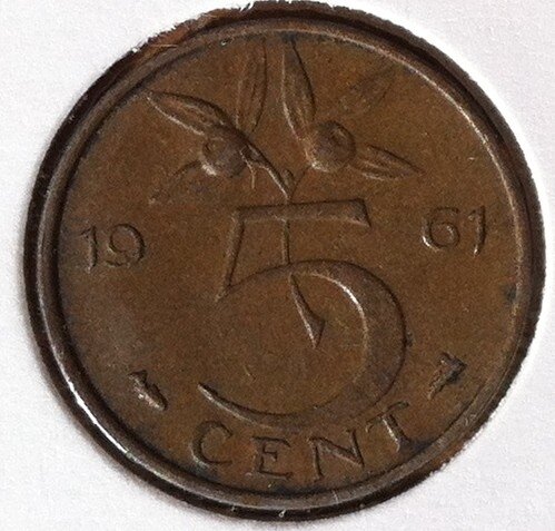 5 Cent 1961, UNC