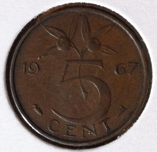 5 Cent 1967a, UNC