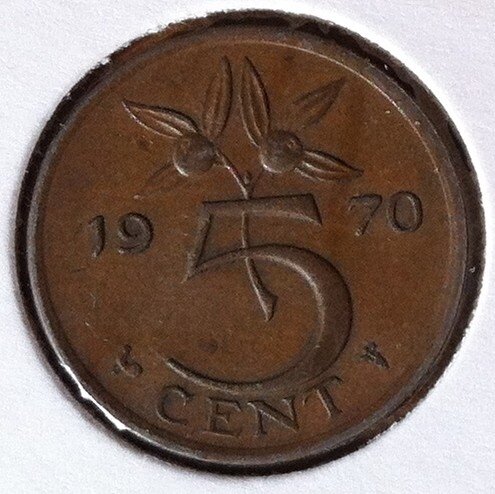 5 Cent 1970a, UNC
