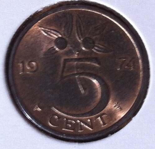 5 Cent 1974, UNC