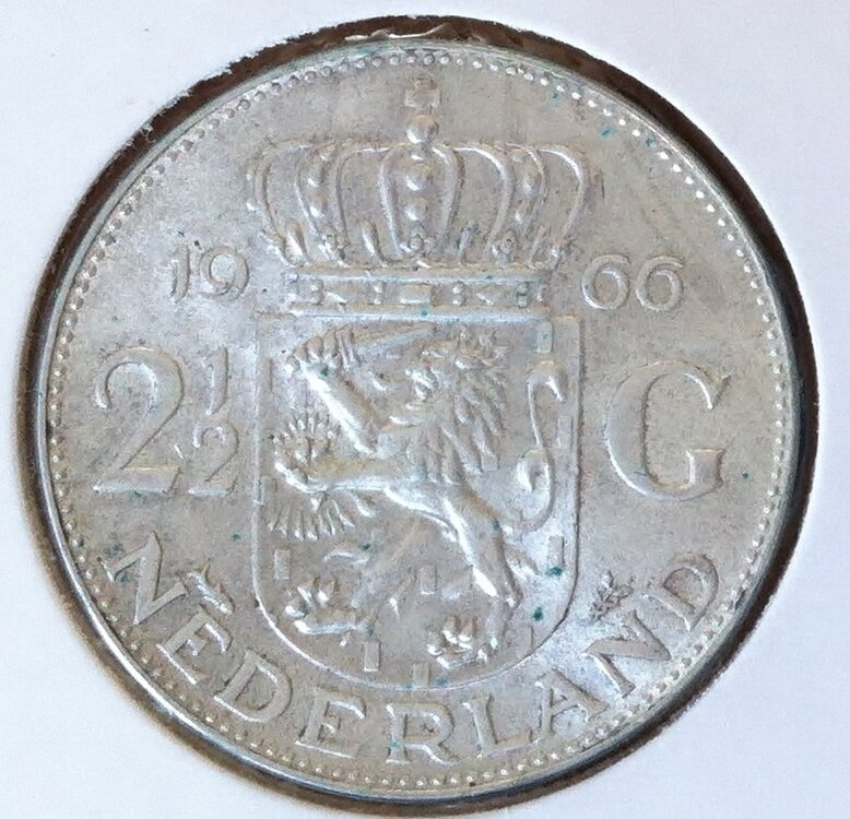 2½ Gulden 1966, UNC