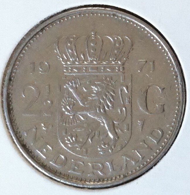 2½ Gulden 1971, UNC