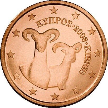 Cyprus 2 Cent Jaartal te selecteren