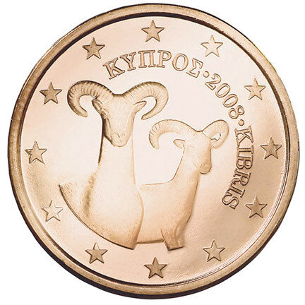 Cyprus 5 Cent Jaartal te selecteren