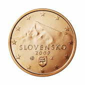 Slowakije 5 cent Jaartal selecteren