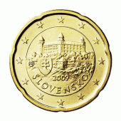 Slowakije 20 cent Jaartal selecteren