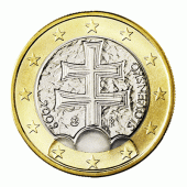 Slowakije 1 Euro Jaartal selecteren