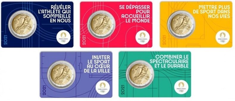 Frankrijk 2 Euro 2021 