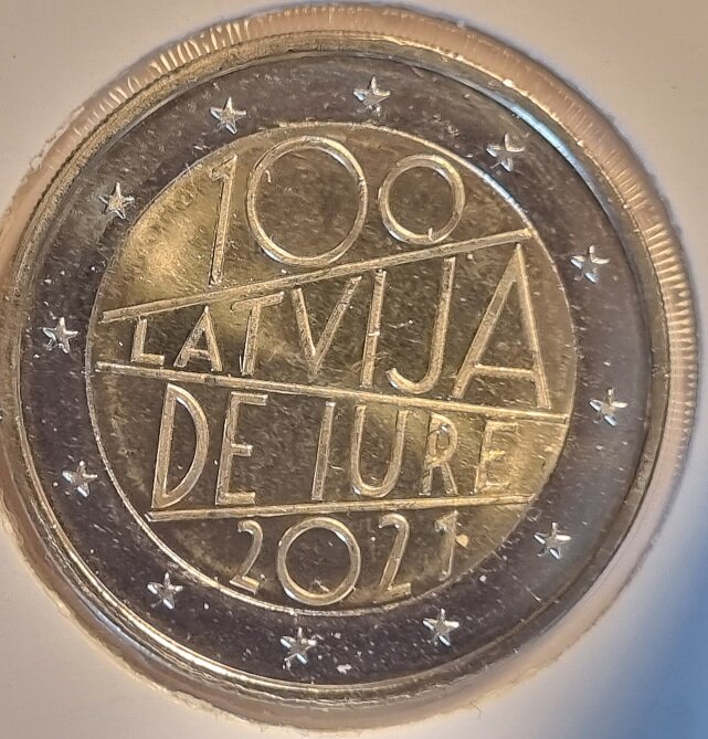 Letland 2 euro 2021 