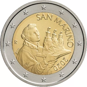 San Marino 2 euro Jaartal selecteren