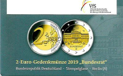 Duitsland 2 Euro 2019 