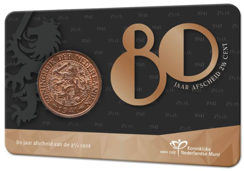 Nederland numismatische coincard 2021 