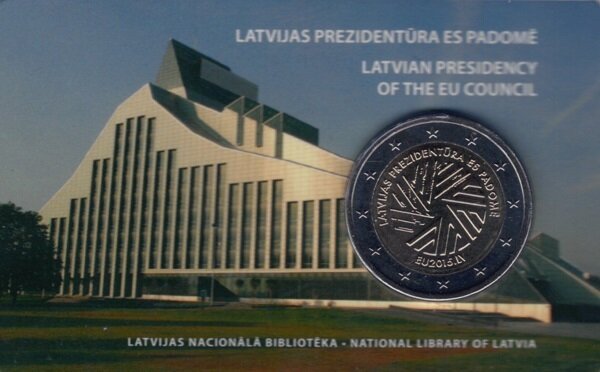 Letland 2 euro 2015 