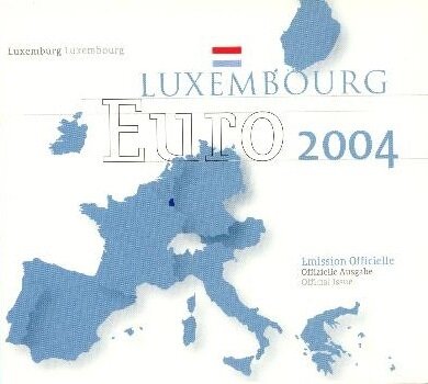 Luxemburg BU-Set 2004 met bijzondere 2 euromunt 