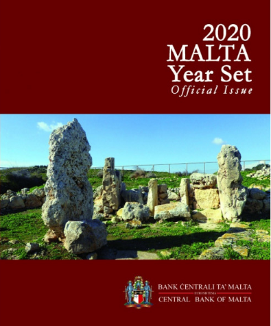 Malta BU-Set 2020 met bijzondere 2 euromunt 