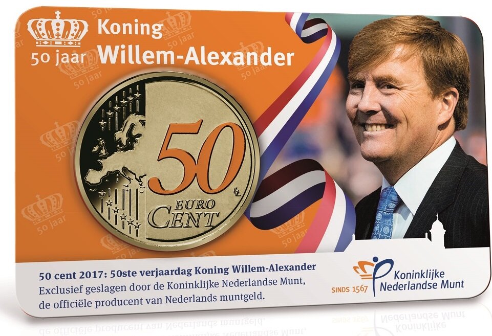 Nederland 50 cent 2017 