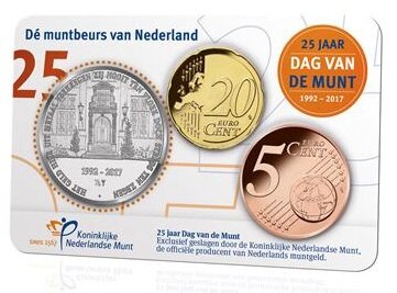 Nederland 25 cent 2017 