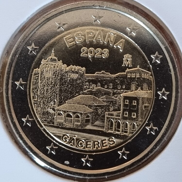 Bijzondere 2 Euromunten Spanje coins4all