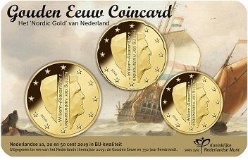 Nederland 10, 20 en 50 cent 2019 