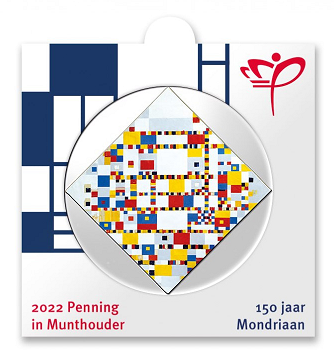 Nederland penning in munthouder 2022 
