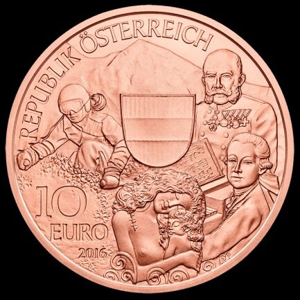 Oostenrijk 10 euro 2016 