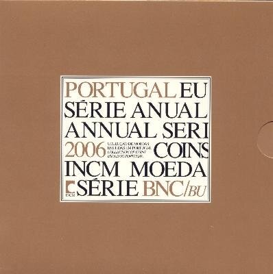 Portugal BU-set 2006, met normale 2 euromunt