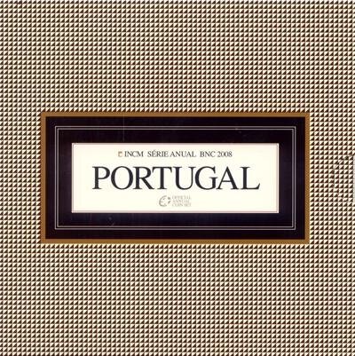 Portugal BU-set 2008, met normale 2 euromunt