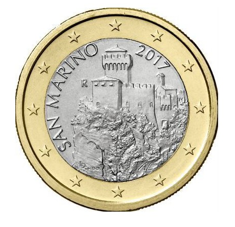 San Marino 1 euro Jaartal selecteren