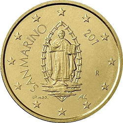 San Marino 50 cent Jaartal selecteren