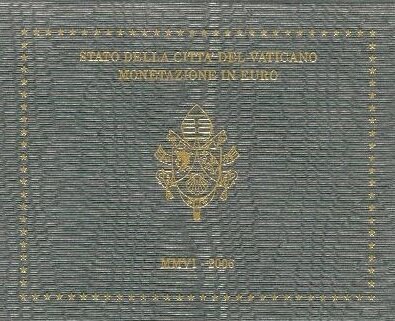 Vaticaanstad BU-set 2006, met normale 2 euromunt