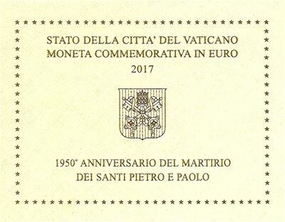 Vaticaanstad 2 euro 2017 