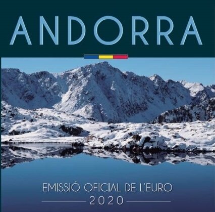 Andorra BU-set 2020 met normale 2 euromunt