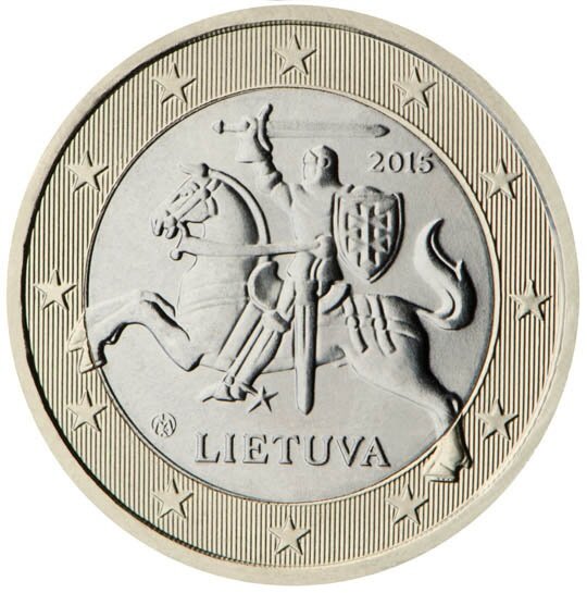 Litouwen 1 Euro Jaartal te selecteren