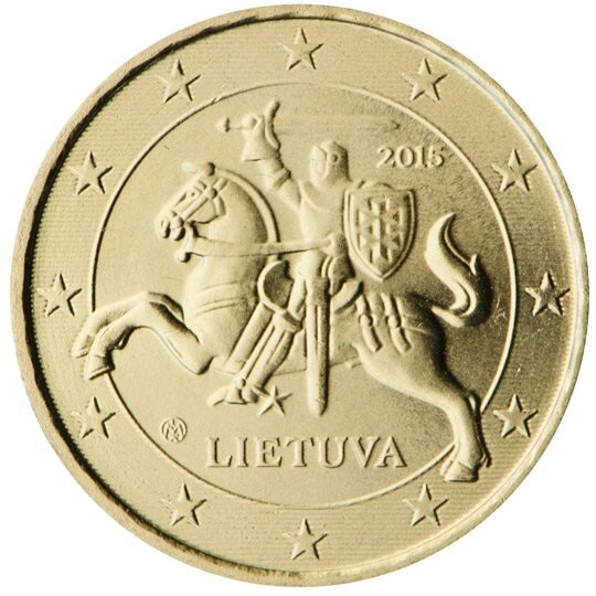 Litouwen 10 Cent Jaartal te selecteren