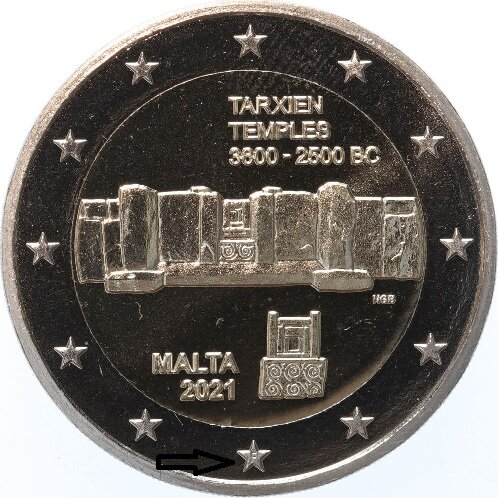 Malta 2 Euro 2021 