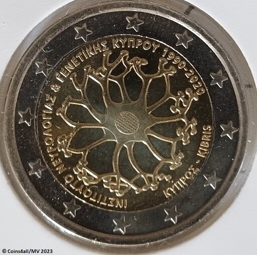 Cyprus 2 euro 2020 “Instituut Neurologie & Genetica’’, UNC