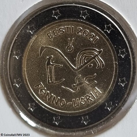 Estland 2 Euro 2021 