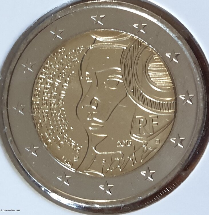 Frankrijk 2 Euro 2015 