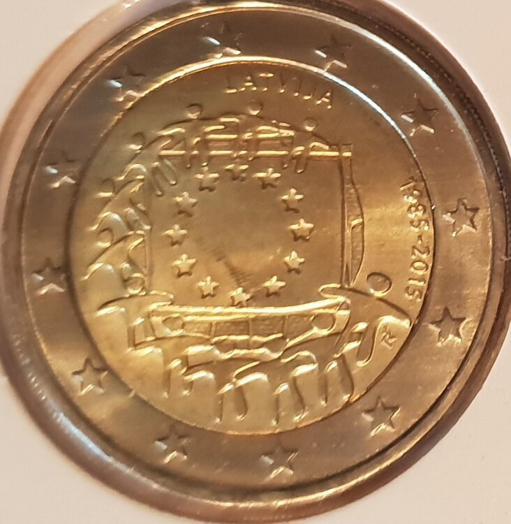 Letland 2 euro 2015 