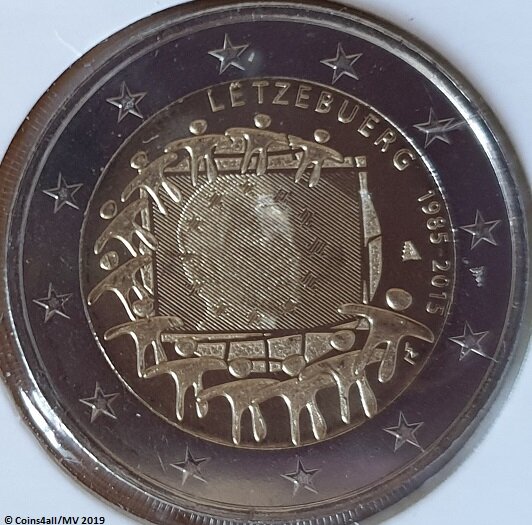 Luxemburg 2 Euro 2015 