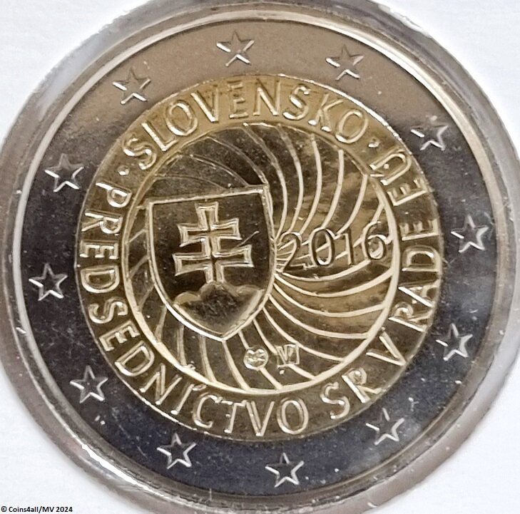 Slowakije 2 euro 2016 