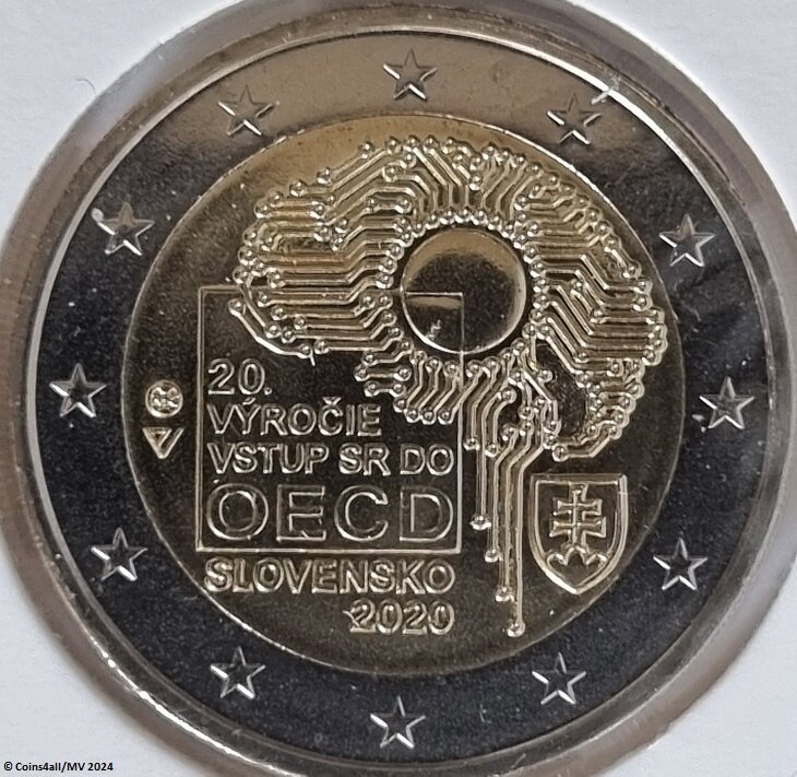 Slowakije 2 euro 2020 