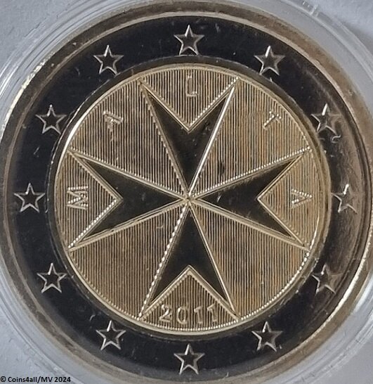 Malta 2 Euro Jaartal te selecteren