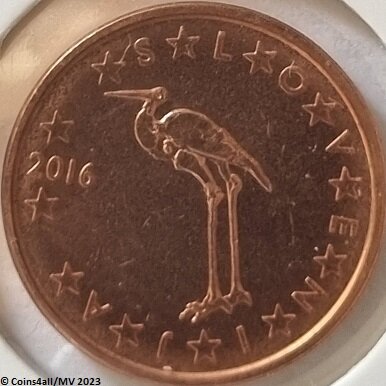 Slovenië 1 cent Jaartal selecteren