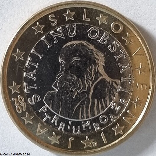 Slovenië 1 euro Jaartal selecteren