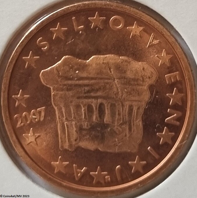 Slovenië 2 cent Jaartal selecteren