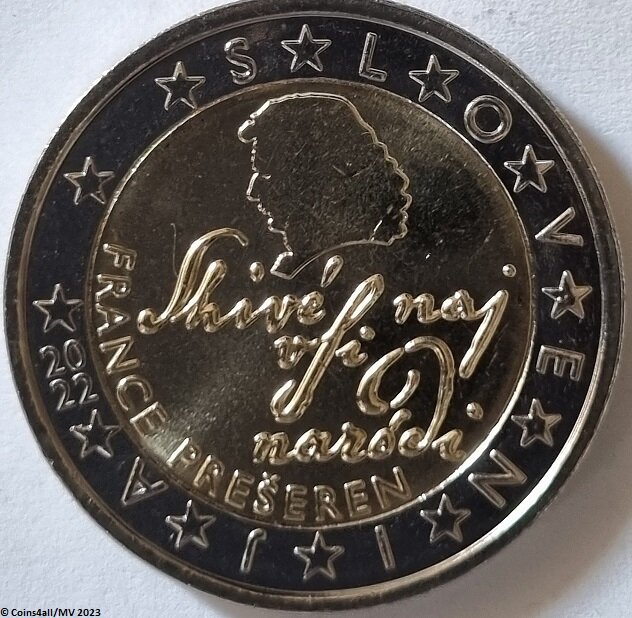 Slovenië 2 euro Jaartal selecteren